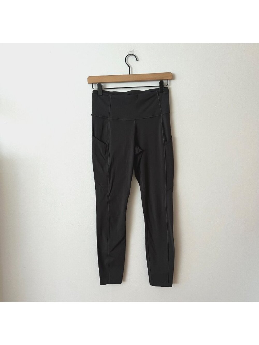 Lululemon Fast and Free Tight II 25" Dark Gray Women's Size 6